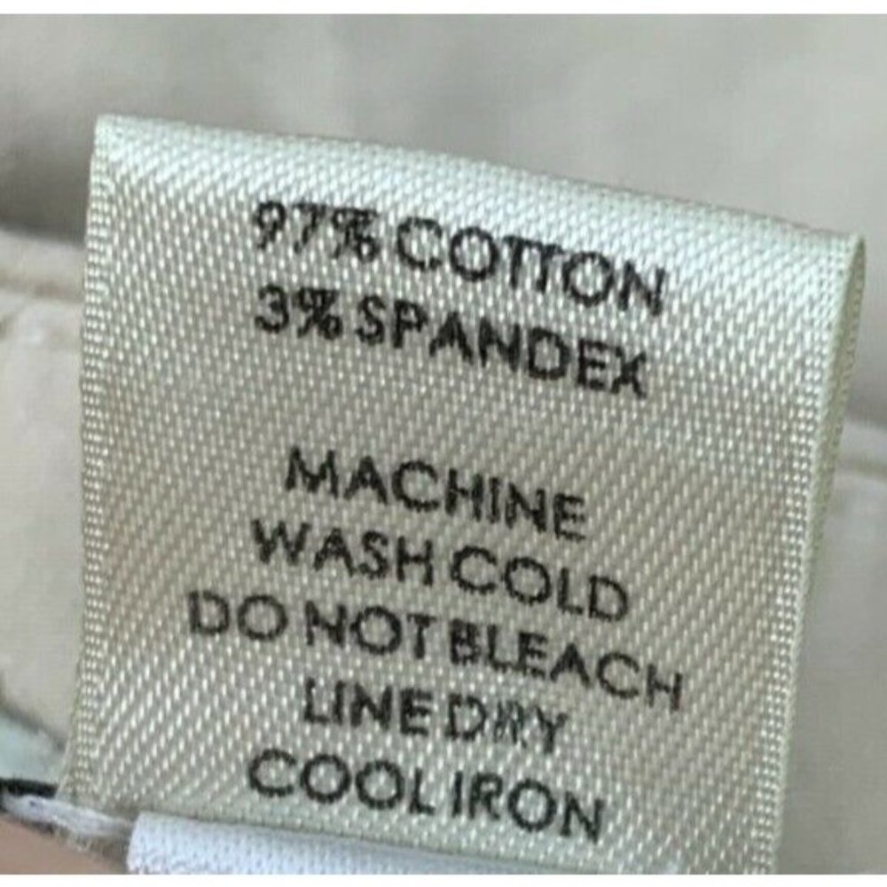 LOFT 4 Bermuda Shorts NWOT 32" X 9" Beige Ann Taylor Career - Picture 4 of 4